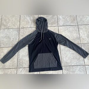 RVCA long sleeve t shirt with hoodie